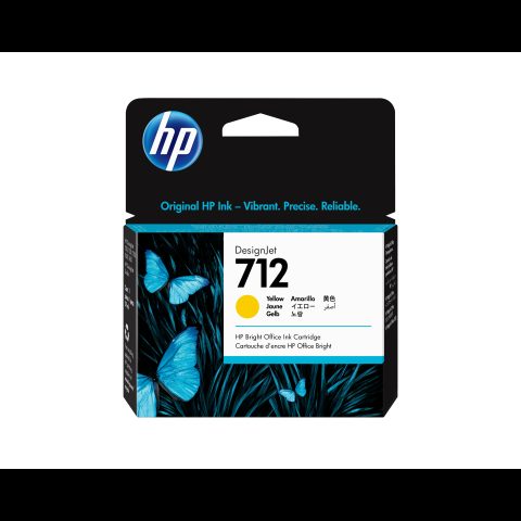 Hewlett Packard (HP) HP 712 29-ml Yellow DesignJet Ink Cartridge