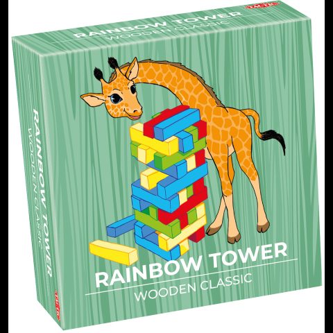 Tactic Trendy Colourful Tower rotaļlieta ar motoru