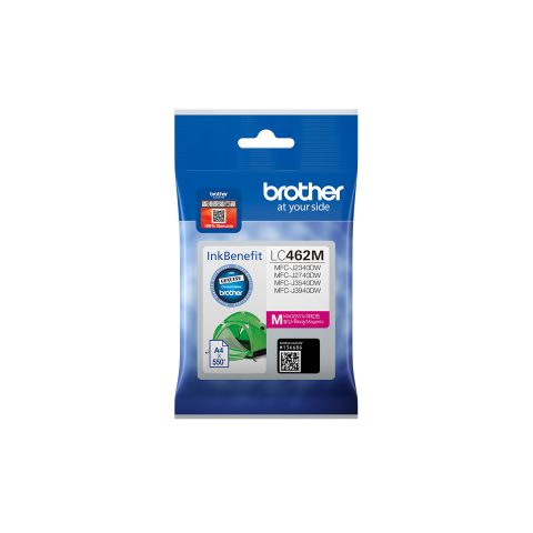 Brother LC462M tintes kārtridžs 1 pcs Oriģināls Standarta produktivitāte Fuksīns