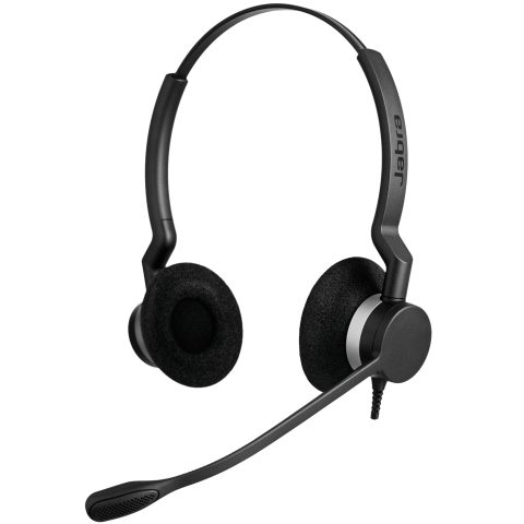 Jabra Biz 2300 Austiņas Vadu Birojs / zvanu centrs USB Type-A Melns