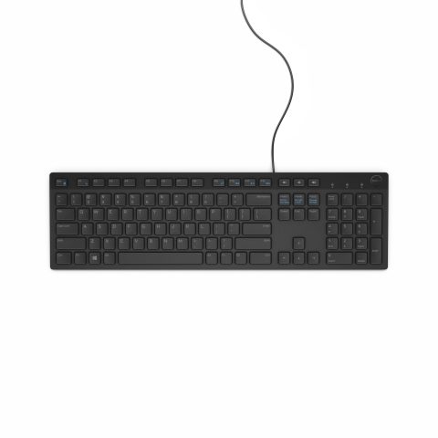 Dell KB216 tastatūra Mājas USB QWERTZ Vācu Melns
