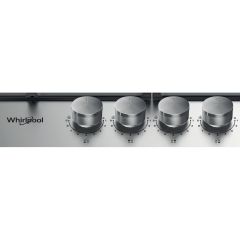 Whirlpool TGML 660 IX Nerūsējošs tērauds Iebūvēts 60 cm Gāzes 4 zone(s)