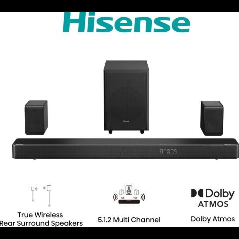 Hisense AX5125H Melns 5.1.2 kanāli 500 W