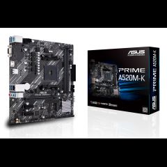 Asus PRIME A520M-K AMD A520 Разъем AM4 Микро ATX