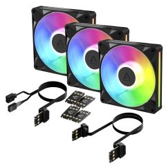 Arctic BioniX P14 A-RGB - 3 Pack 140 mm PWM Fan with Daisy Chain