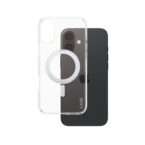 Panzer Glass PanzerGlass CARE™ by ® Case Transparent w. Silver Kickstand & MagSafe iP…