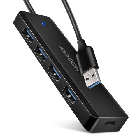 Axagon HUE-C1A interfeisa centrmezgls USB 3.2 Gen 1 (3.1 Gen 1) Type-A 5000 Mbi…