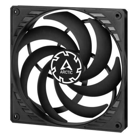 Arctic P14 Slim PWM PST Datora korpusam Ventilators 14 cm Melns 1 pcs