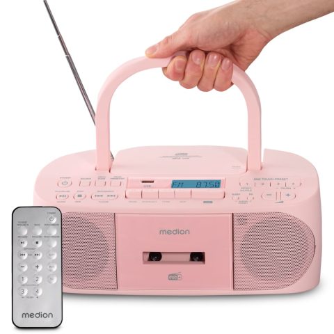 Medion 50079336 radio Personālais Digitāls Rožu