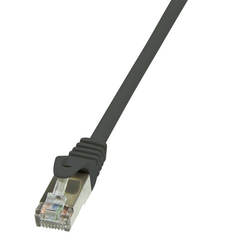 LogiLink 10m Cat.6 F/UTP tīkla kabelis Melns Cat6 F/UTP (FTP)