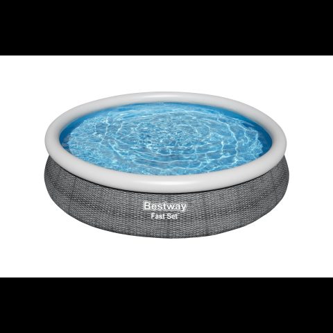 Bestway Fast Set 57445 virszemes baseins Baseins ar apmalēm/piepūšams Apaļš Pelē…