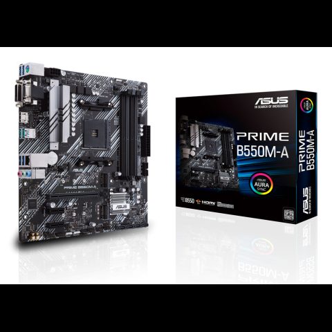 Asus PRIME B550M-A AMD B550 Ligzda AM4 mikro ATX