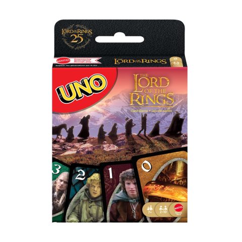 Mattel Games UNO The Lord of the Rings Kāršu spēle Kāršu nomešana