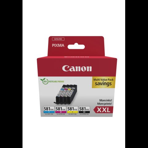 Canon 1998C007 tintes kārtridžs 4 pcs Oriģināls Melns