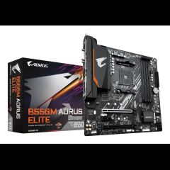 Gigabyte B550M AORUS ELITE mātes plate AMD B550 Ligzda AM4 mikro ATX
