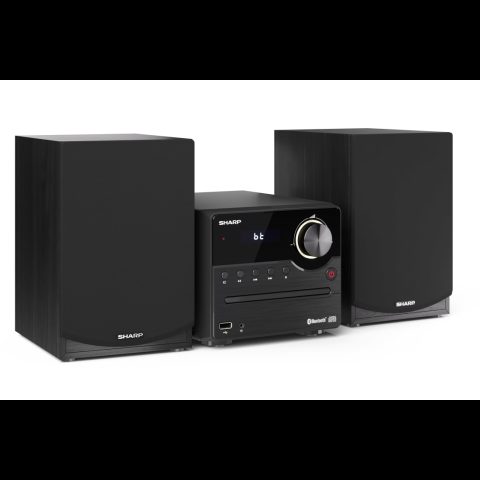 Sharp XL-B512(BK) mājas stereo ierīce Mājas audio mikrosistēma 45 W Melns