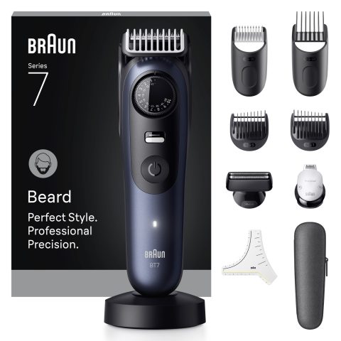 Braun BeardTrimmer 7 80789809 bārdas trimmeris AC/Baterija 40 2 cm Slapjš un s…