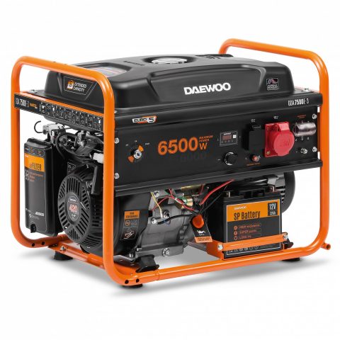 Daewoo GDA 7500E-3 degvielas ģnerators 6000 W 30 L Benzīns Oranžs