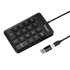 Targus AKP13GL ciparu klaviatūra Universāls USB Melns