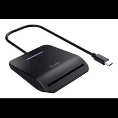 Trust Primo smart card reader Indoor USB USB Type-C Black