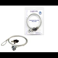 LogiLink Notebook Security Lock kabeļu slēdzene 1