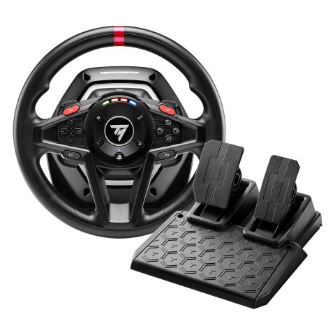 Thrustmaster T128 Melns USB Stūre + pedāļi Analogs PC (dators)