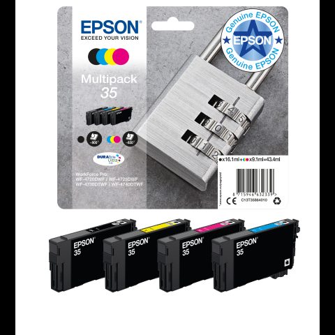 Epson Padlock C13T35864010 tintes kārtridžs 1 pcs Oriģināls Standarta produkti…