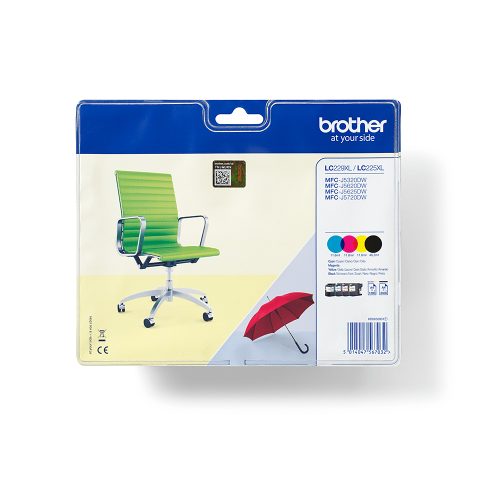 Brother LC-229XLVALBP tintes kārtridžs 4 pcs Oriģināls Melns