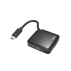 Hama 00200112 interface hub USB 3.2 Gen 1 (3.1 Gen 1) Type-C 5000 Mbit/s Blac…