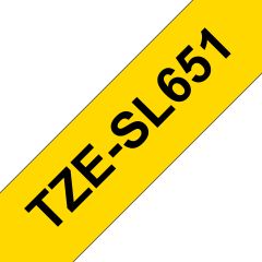 Brother TZE-SL651 marķēšanas lenta Melns uz zelta