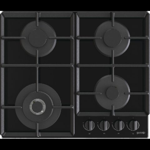 Gorenje GTW641EB plīts virsmas sildelements Melns Iebūvēts 60 cm Gāzes 4 zone(s)