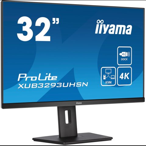 Iiyama ProLite XUB3293UHSN-B5 monitori 80 cm (31.5") 3840 x 2160 pikseļi 4K Ult…