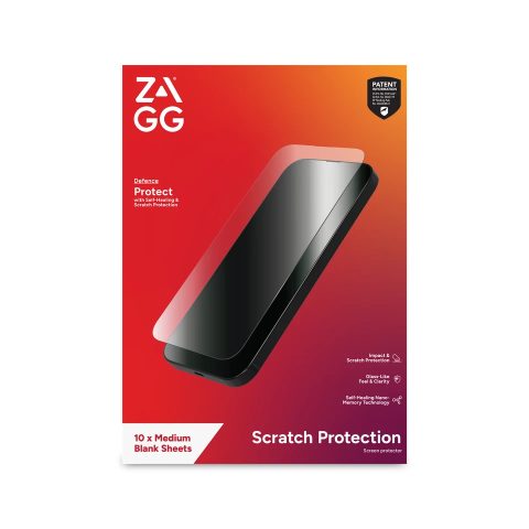 Zagg InvisibleShield Defence Caurspīdīgs ekrāna aizsargs Universāls 10 pcs