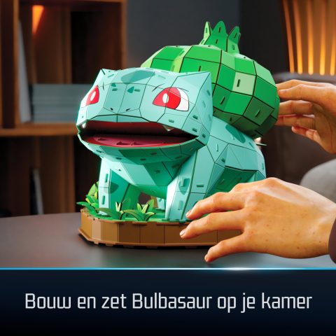 Spin Master 4D Build FDP FAP Pokemon Bulbasaur GML 3D puzle 195 pcs Komiksi