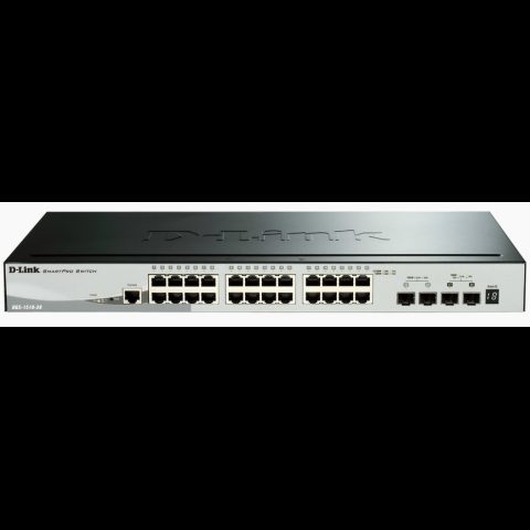 D-Link DGS-1510 Vadīts L3 Gigabit Ethernet (10/100/1000) Melns