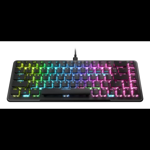 Turtle beach Vulcan II Mini tastatūra Speļu USB QWERTY Vācu Melns