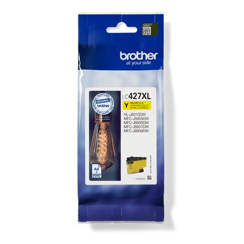 Brother LC-427XLY tintes kārtridžs 1 pcs Oriģināls Augsta (XL) produktivitāte Dz…