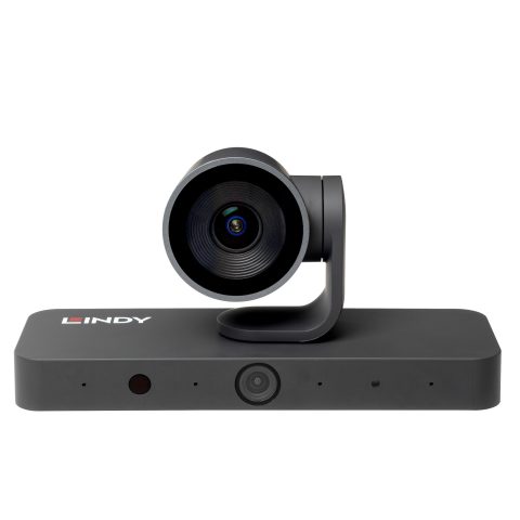 Lindy 38422 videokonferenču kamera 8 MP Melns 3840 x 2160 pikseļi 30 fps