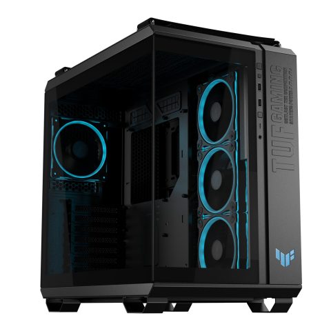 Asus TUF GAMING GT502 Horizon TG ARGB Black Midi Tower Melns