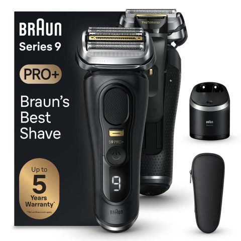 Braun Series 9 Pro+ 9560cc Trimmeris Melns