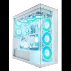 Arctic Xtender VG (White) Premium E-ATX PC Case with Vertical GPU Mounting