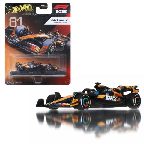 Hot Wheels 1:64 Scale Premium Die-Cast Formula 1 Collectible Toy Race Car (Styles M…