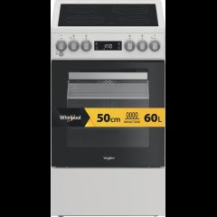 Whirlpool W5V5LCW Brīvi stāvoša plīts Elektrisks Keramika Melns