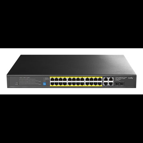 Cudy GS1028PS2 tīkla pārslēgs Gigabit Ethernet (10/100/1000) Power over Ether…