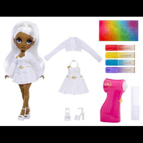 MGA Rainbow High Air Brush & Create Fashion Dolls - Grey Eyes