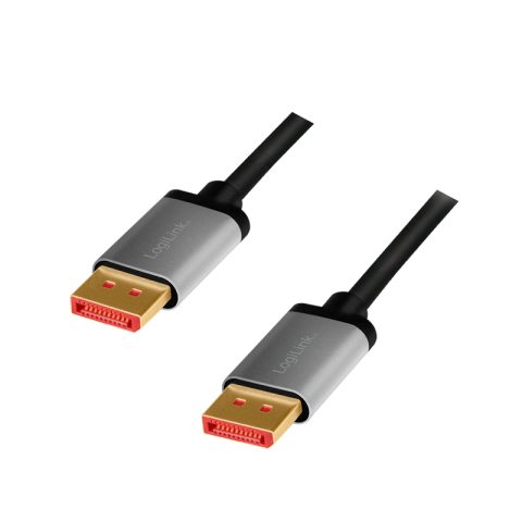 LogiLink CDA0104 DisplayPort kabelis 1 m Melns