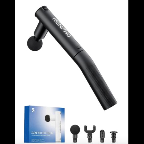 Renpho Extend Massage Gun masāžas ierīce Pleci Melns