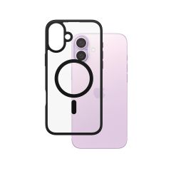 Panzer Glass PanzerGlass ® HardCase Transparent w. Black MagSafe & Frame iPhone 16 Pl…