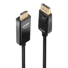 Lindy 40926 video kabeļu aksesuārs 2 m DisplayPort HDMI Type A (Standard) Meln…