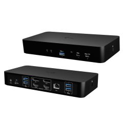 I-tec CAINTGDUAL4KDOCPD dokstacija Vadu USB 3.2 Gen 1 (3.1 Gen 1) Type-C Melns